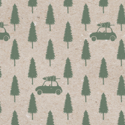 Geschenkpapier Cars & Trees Tafelgut, Auto, Tannenbaum
